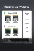 Ugreen CM400 M.2 NVMe SSD Enclosure (10902) Ugreen CM400 M.2 NVMe SSD Enclosure (10902)