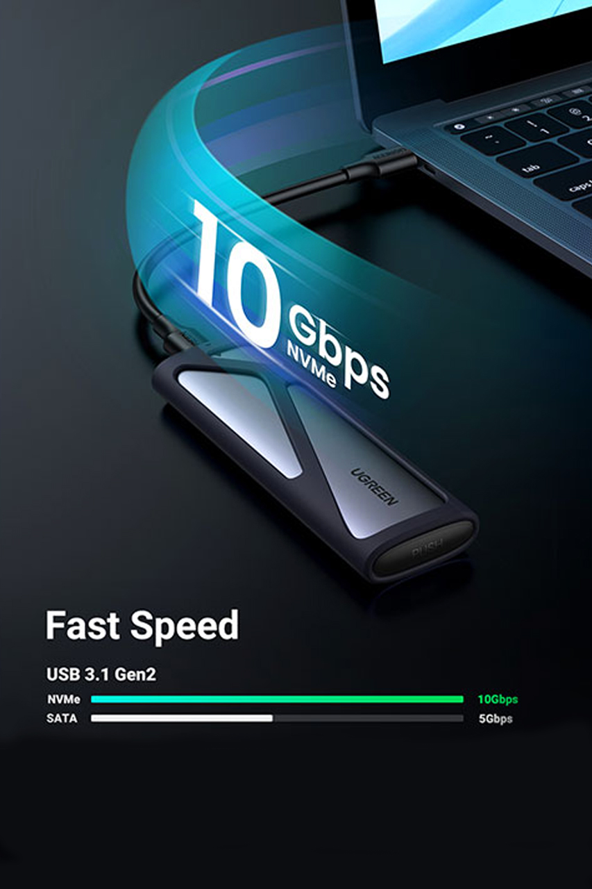 Ugreen CM400 M.2 NVMe SSD Enclosure (10902) Ugreen CM400 M.2 NVMe SSD Enclosure (10902)