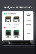 Ugreen M.2 Sata/NVMe SSD Enclosure Cm578 (15509) Ugreen M.2 Sata/NVMe SSD Enclosure Cm578 (15509)