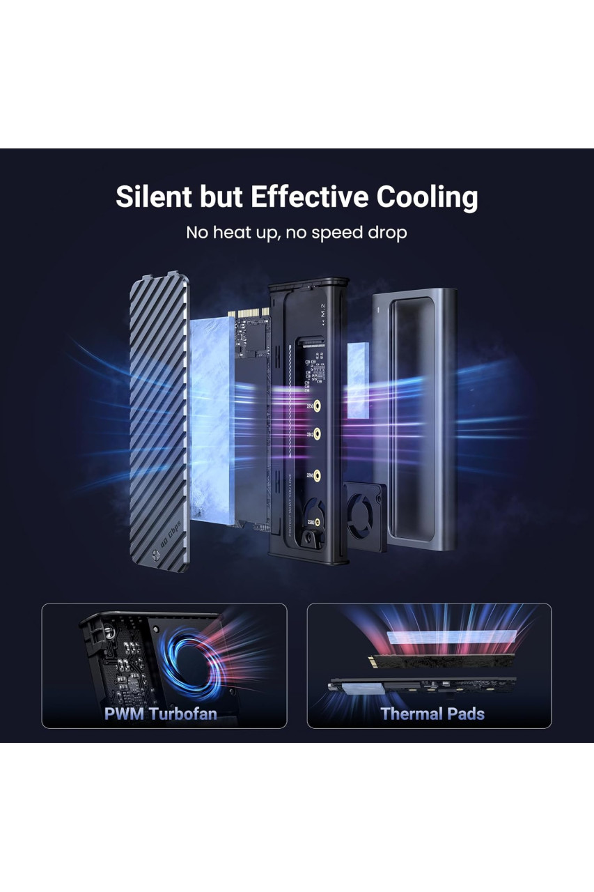 Ugreen 40gbps M.2 NVMe SSD Enclosure CM850 (45368) Ugreen 40gbps M.2 NVMe SSD Enclosure CM850 (45368)