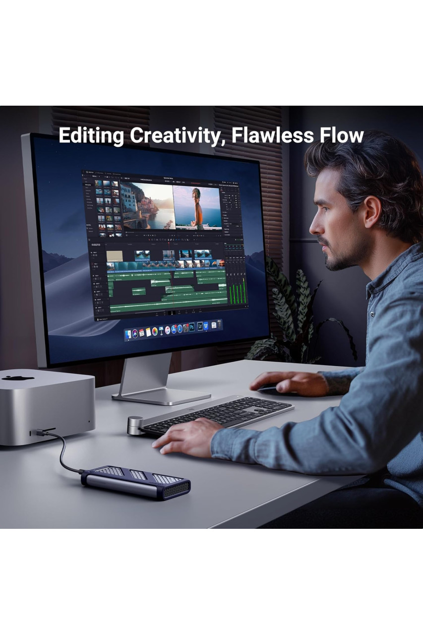 Ugreen 40gbps M.2 NVMe SSD Enclosure CM850 (45368) Ugreen 40gbps M.2 NVMe SSD Enclosure CM850 (45368)