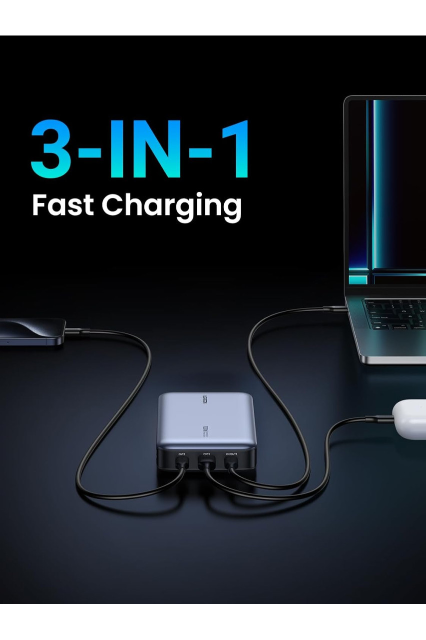 Ugreen PB720 20000mAh 100W Power Bank With Digital Display (25188) Ugreen PB720 20000mAh 100W Power Bank With Digital Display (25188)