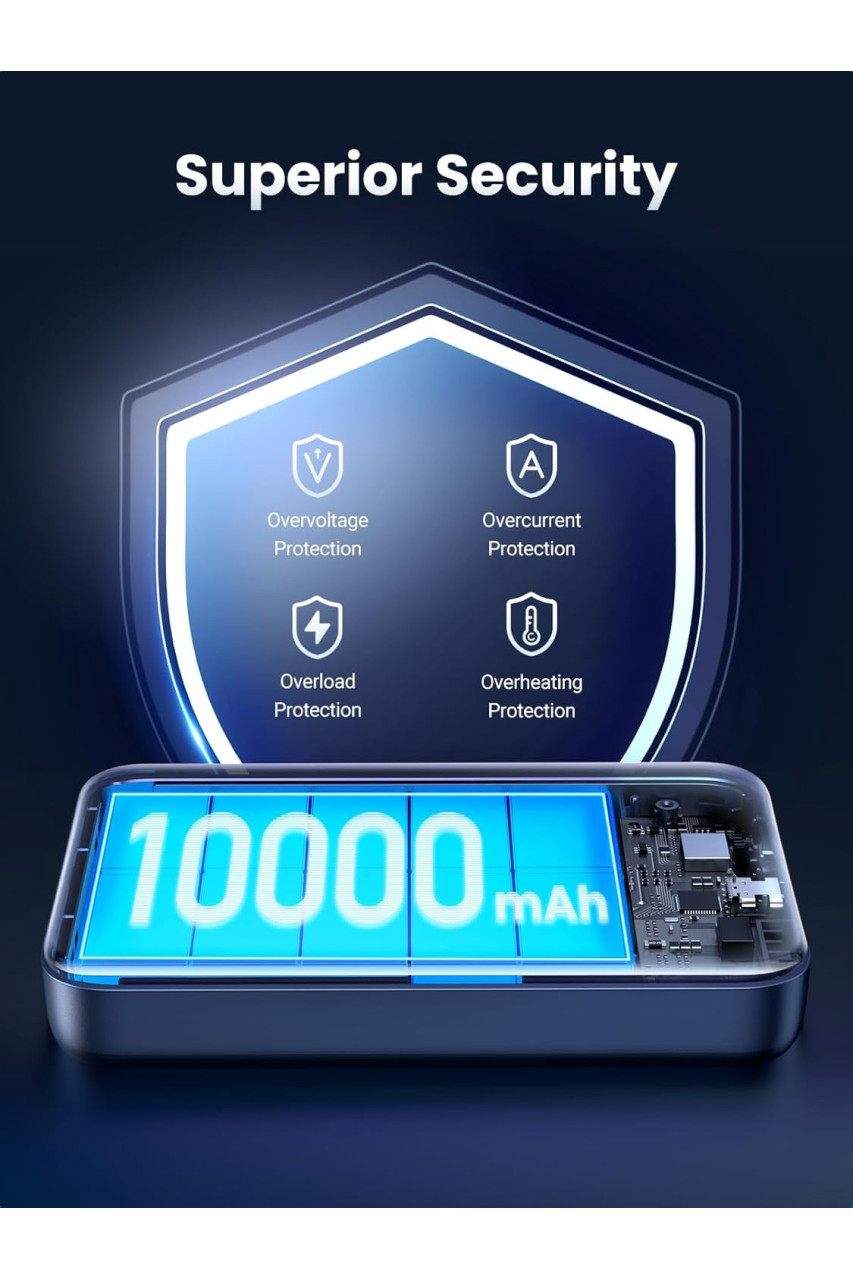 Ugreen PB561 10000mAh Magnetic Wireless Power Bank with PD 20W Fast Charging (25919) Ugreen PB561 10000mAh Magnetic Wireless Power Bank with PD 20W Fast Charging (25919)