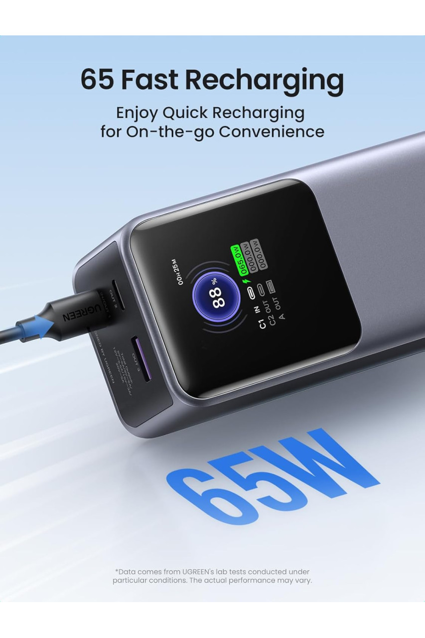 Ugreen PB722 25000mAh 200W Power Bank (35525) Ugreen PB722 25000mAh 200W Power Bank (35525)